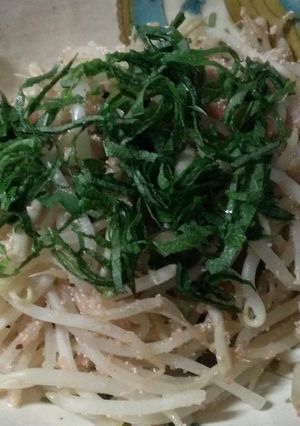 ヘルシー★もやしの明太子パスタ風♪-レシピのメイン写真