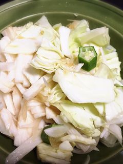 余り物で適当ネバネバさっぱりサラダ-レシピのメイン写真