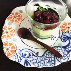 รูปของ 簡単だよ☆抹茶プリン