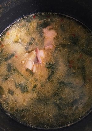 鶏とニラの味噌チゲ風スープ-レシピのメイン写真