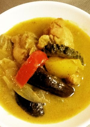鶏手羽で作る☆タイ風ココナッツカレー-レシピのメイン写真