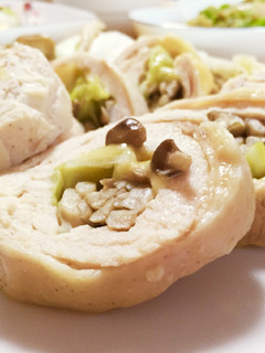 レンジで簡単♡鶏胸肉のチーズロール☆*+-レシピのメイン写真
