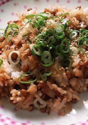 梅マヨ納豆チャーハン-レシピのメイン写真
