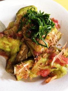 焼きナスと大葉の梅おかか和え-レシピのメイン写真