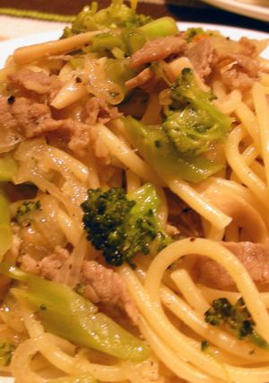 牛肉とブロッコリーのパスタ-レシピのメイン写真