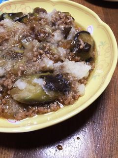 簡単!麺つゆでナスのみぞれ煮-レシピのメイン写真