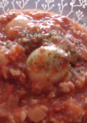 里芋と鶏ひき肉のトマト煮-レシピのメイン写真