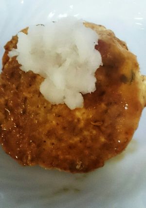 包丁要らず！照り焼きおろしサバ缶バーグ♪-レシピのメイン写真