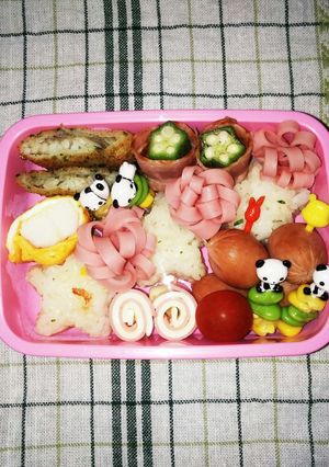 (๑•̀ㅁ•́ฅ✧手抜き弁当ლ(°∀°)-レシピのメイン写真