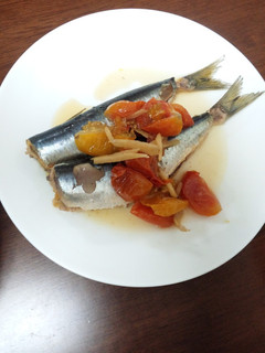 夏にさっぱり☆イワシのトマト煮-レシピのメイン写真