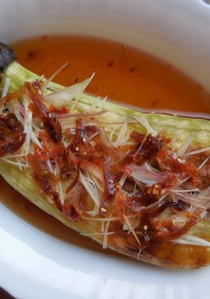 焼茄子と那古野の華の生姜酢-レシピのメイン写真