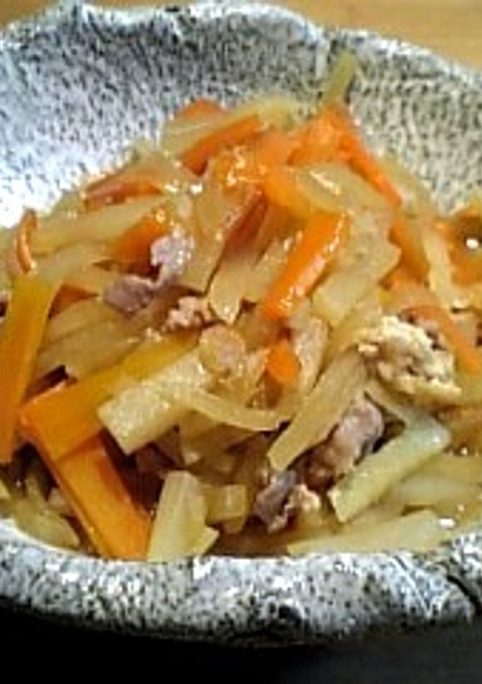 大根と豚小間の煮物-レシピのメイン写真