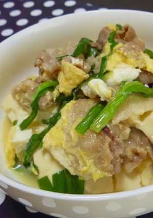 簡単&節約にも♡豚肉の肉豆腐-レシピのメイン写真