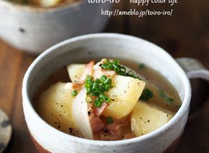 電子レンジで★洋風スープ肉じゃが-レシピのメイン写真