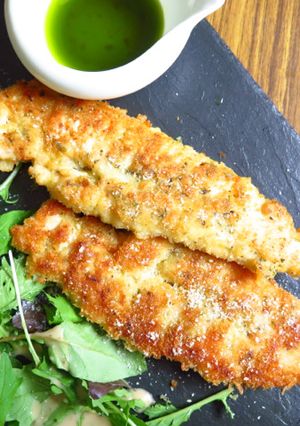 ヘルシー♪鶏ささみのビストロ風カツレツ-レシピのメイン写真