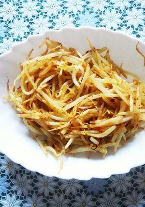 即効、簡単、モヤシカレーいため-レシピのメイン写真