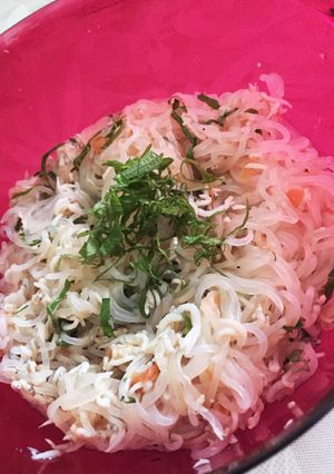 しらたきの梅パスタ風-レシピのメイン写真