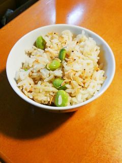 枝豆と桜えびの炊き込みご飯❤-レシピのメイン写真