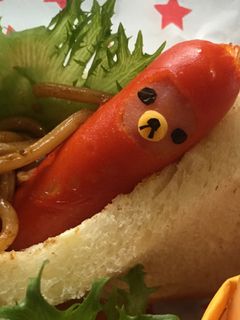簡単キャラ弁 おかず 着ぐるみリラックマ-レシピのメイン写真
