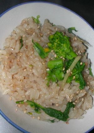 菜の花＆生姜ご飯-レシピのメイン写真