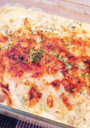 子供も大好き♡鮭と白なすのグラタン-レシピのメイン写真
