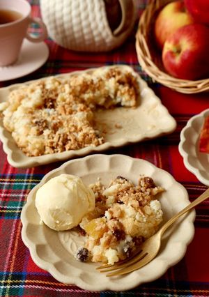 米粉のアップルクランブル-レシピのメイン写真