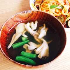 一人暮らしに☆パスタの茹で汁でスープ-レシピのメイン写真