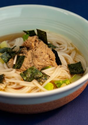 アスパラと海苔と豚肉のリエットのソウメン-レシピのメイン写真