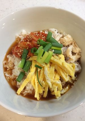 夏にピッタリ！韓国風お出汁茶漬け！-レシピのメイン写真