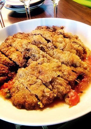 ビーフカツレツとフレッシュトマトのソース-レシピのメイン写真