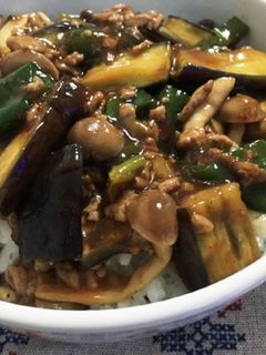 簡単!麻婆茄子丼☆-レシピのメイン写真