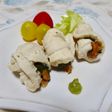 梅肉と鶏ささ身の蒸し焼き♪