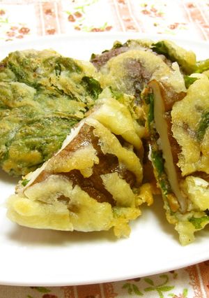 椎茸と大葉の納豆天ぷら-レシピのメイン写真