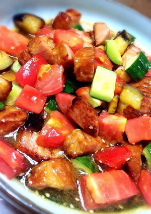 夏野菜のさっぱり煮-レシピのメイン写真