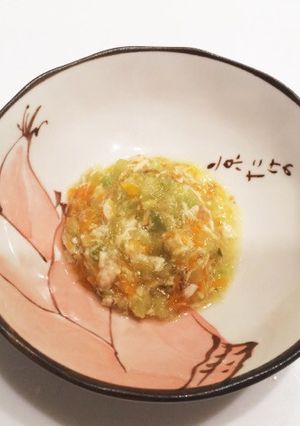 離乳食中期 きゅうりと人参と白身魚の煮物-レシピのメイン写真
