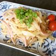 大量大根とソーセージの卵甘辛煮