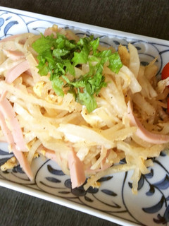 大量大根とソーセージの卵甘辛煮-レシピのメイン写真