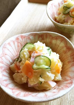 普通のポテトサラダﾁｮｯﾄ残った野菜で-レシピのメイン写真