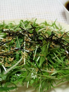 長芋と水菜のサラダ♪-レシピのメイン写真