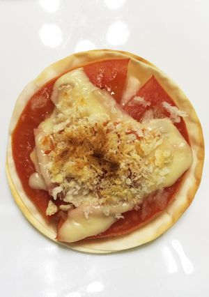餃子の皮でピザ！-レシピのメイン写真