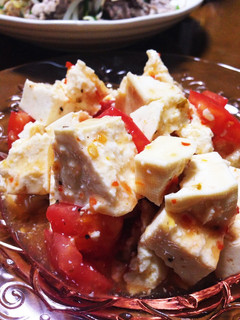 固豆腐のダブルチリソース和え-レシピのメイン写真
