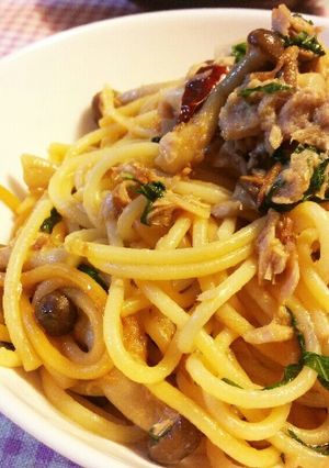 ツナと大葉の和風パスタ♪-レシピのメイン写真