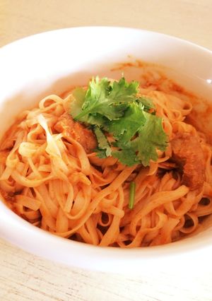 おからこんにやく麺でタイカレー麺-レシピのメイン写真