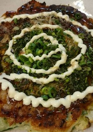 キムチ入りお好み焼き-レシピのメイン写真