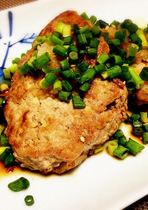 パン粉なし！簡単ヘルシー豆腐ハンバーグ♡-レシピのメイン写真