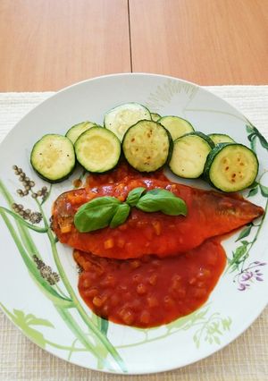 シメサバのトマトソース煮-レシピのメイン写真