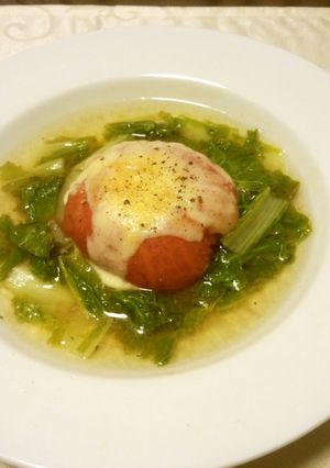 うま味たっぷり！　トマトの丸ごとスープ-レシピのメイン写真