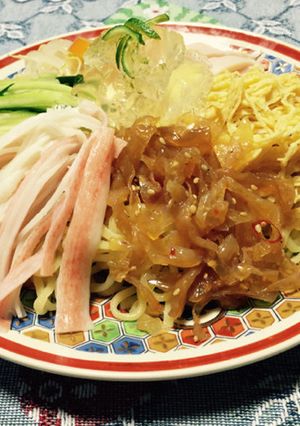 ゆずのジュレが涼しげな特製冷やし中華-レシピのメイン写真