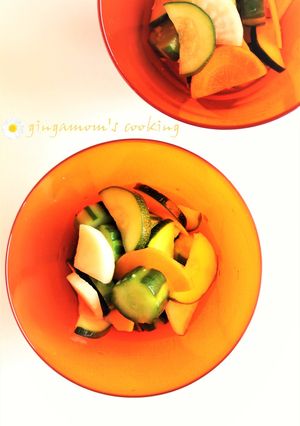 はちみつ塩レモン＋麺つゆで♪サラダ風漬物-レシピのメイン写真