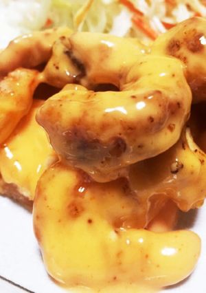 ピリ辛エビマヨ（大蒜蜂蜜風味)-レシピのメイン写真
